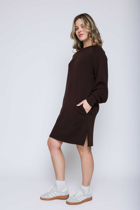 Nadia-Luxe Fleece Dress